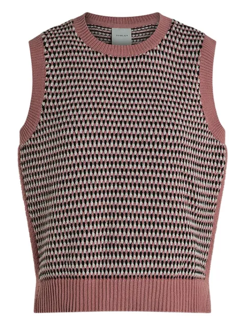 Varley textured-knit vest