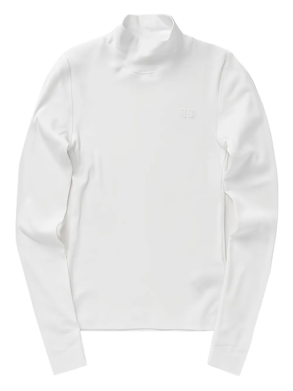 GANNI high-neck cotton top | White | Image 1