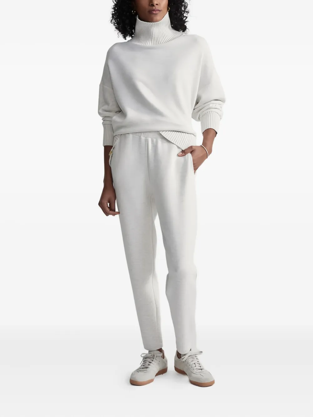 Varley elastic-waistband track pants - Wit