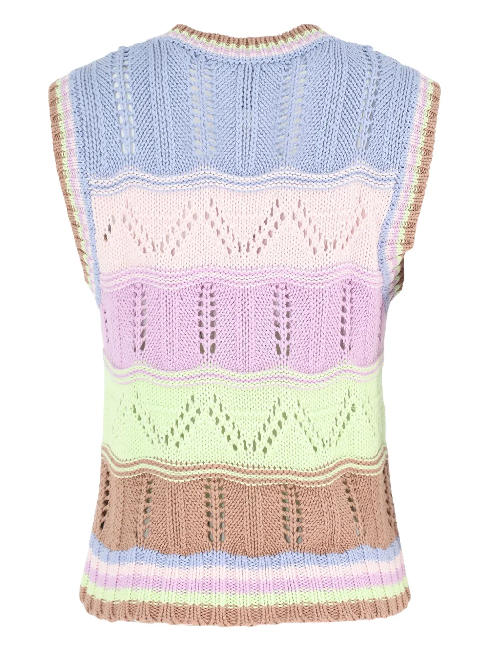 Autumn Cashmere knitted sleeveless top | Knitted Tops | Image 2