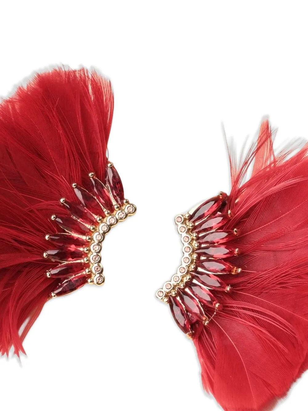 Mignonne Gavigan feather-detailing earrings | Image 2
