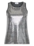 Marella sequin striped top - Blue