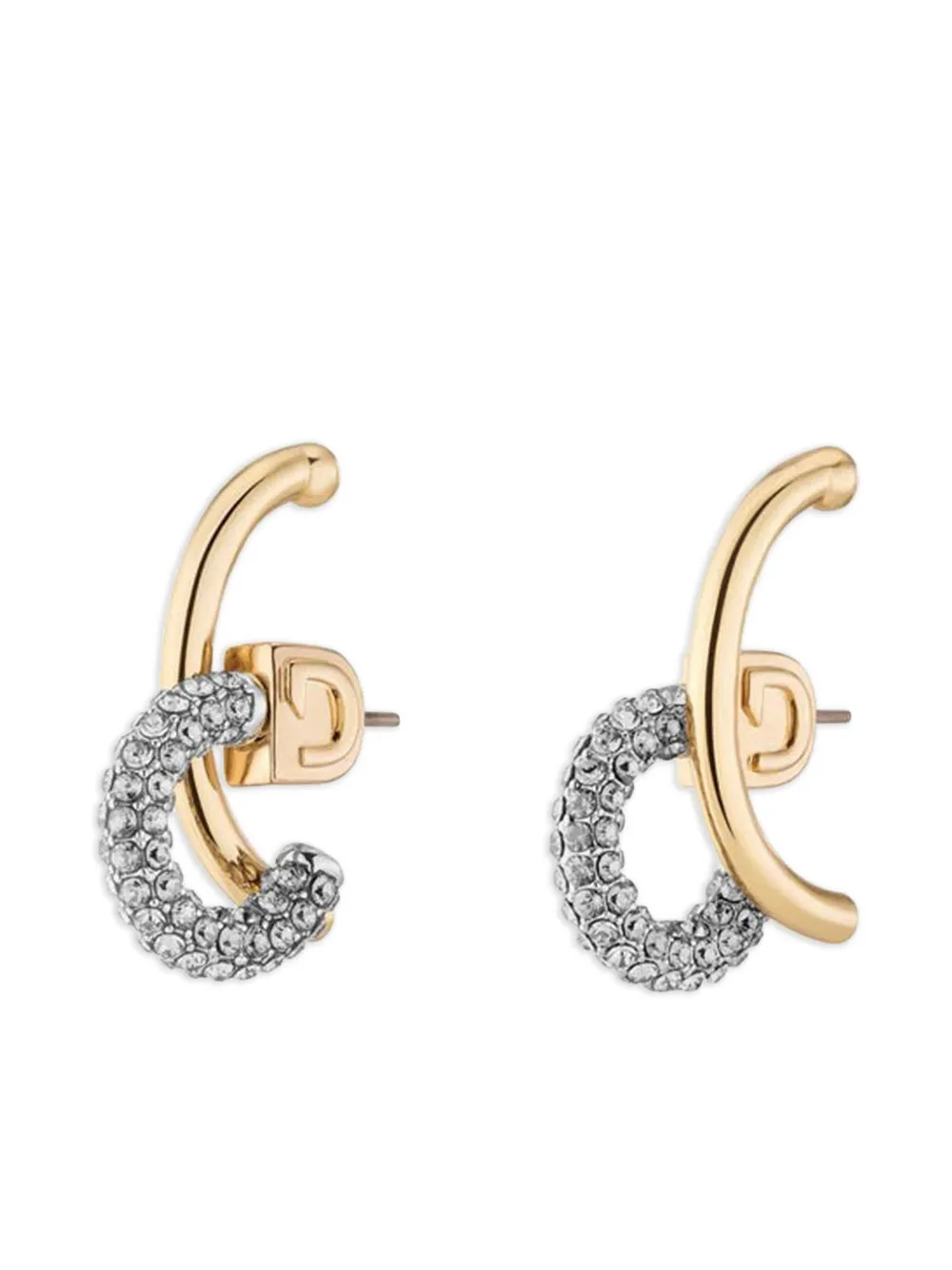 DEMARSON New York 12kt yellow gold Marisa earrings - ゴールドトーン DEMARSON New York 12kt yellow gold Marisa earrings - ゴールドトーン