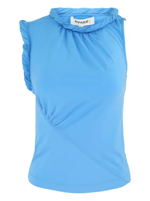 Apparis Georgia twisted-ruffle top