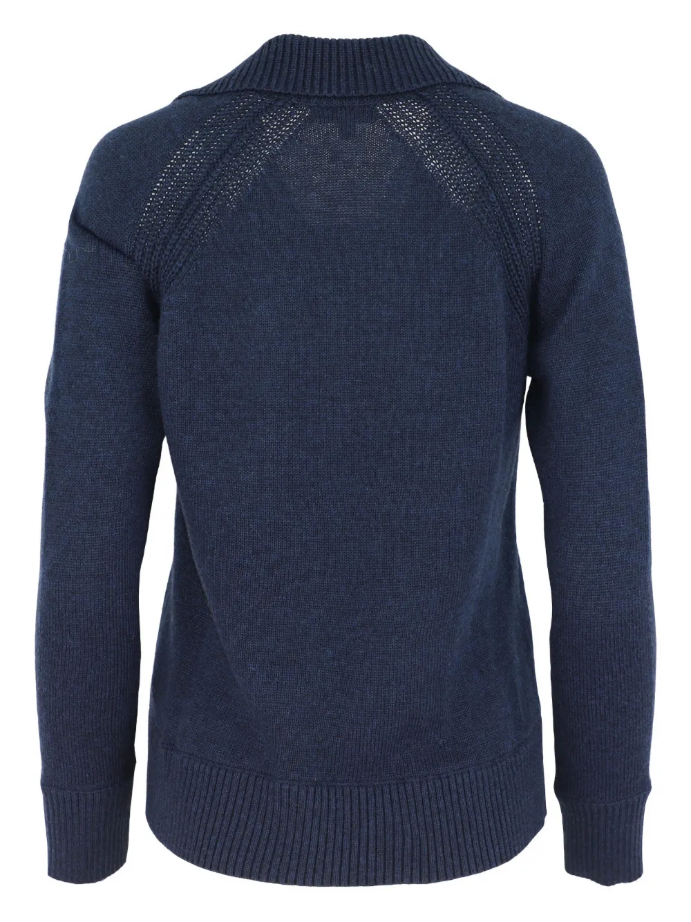 Kinross Cashmere V-neck cotton sweater | Knitted Sweaters | Image 2