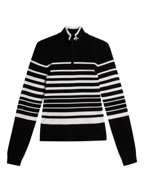 J.Lindeberg striped zip-up sweater