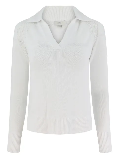 Kinross Cashmere V-neck sweater 