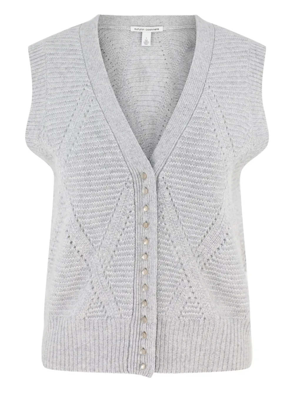 Autumn Cashmere cashmere vest | Grey | Image 1