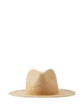 Janessa Leone woven fedora hat - Neutrals