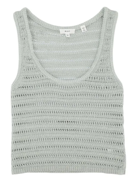 A.L.C. open-knit sleeveless tank top