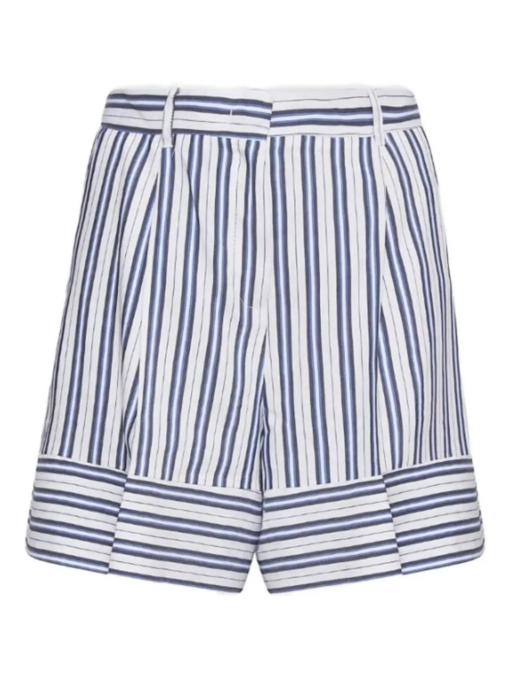 Marella Gestreepte shorts Wit