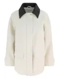 Apparis contrast-collar jacket - White