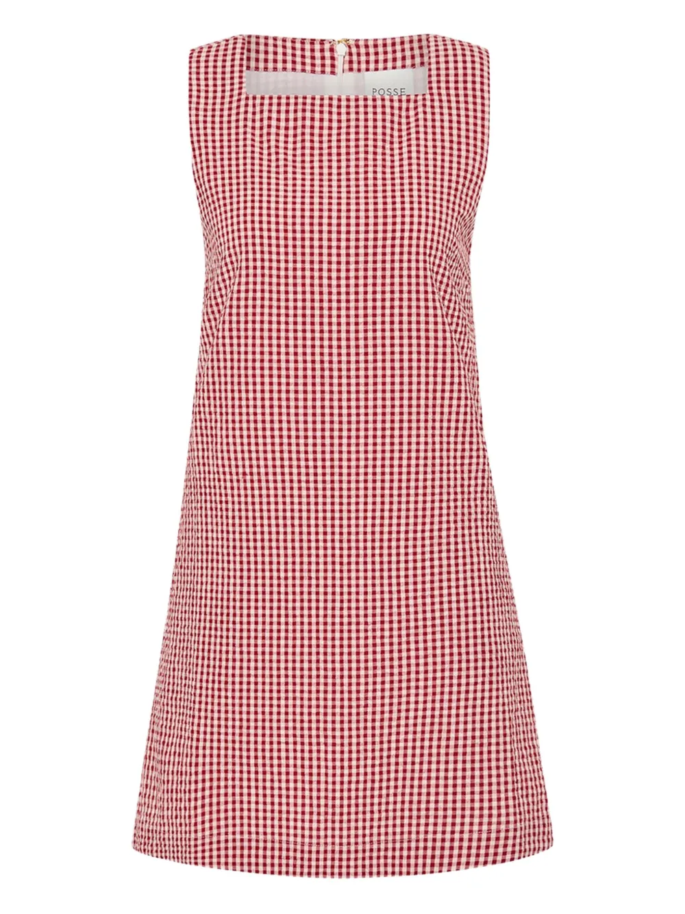 Posse gingham check dress | Red | Image 1