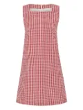 Posse gingham check dress - Red