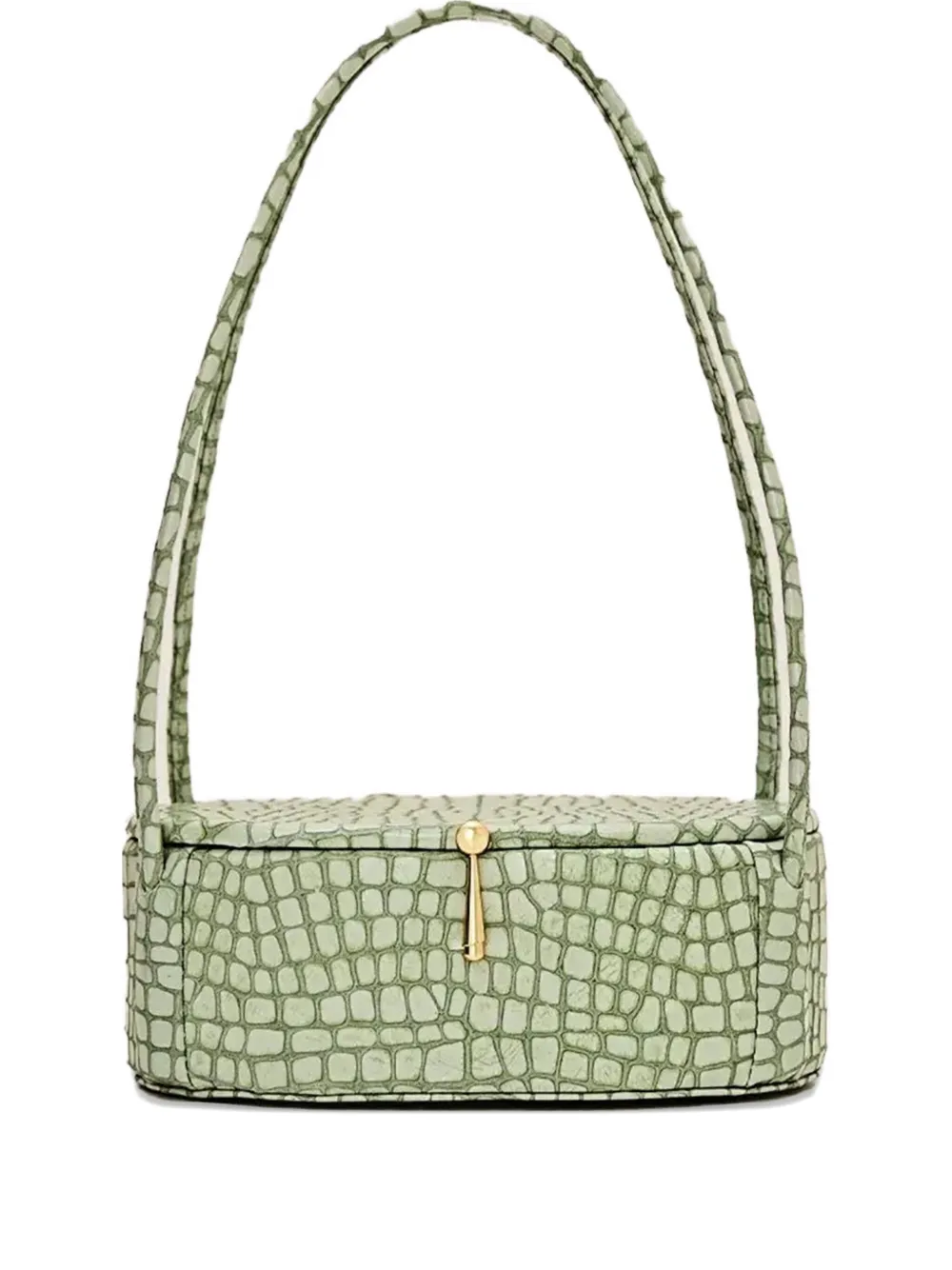 Alexis crocodile-effect shoulder bag | Green | Image 1