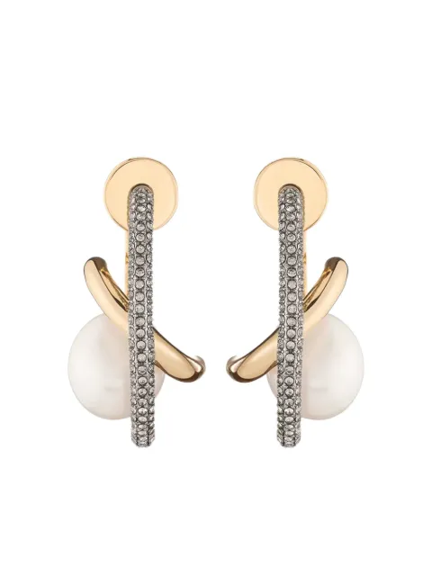 DEMARSON New York pearl-embellished earrings