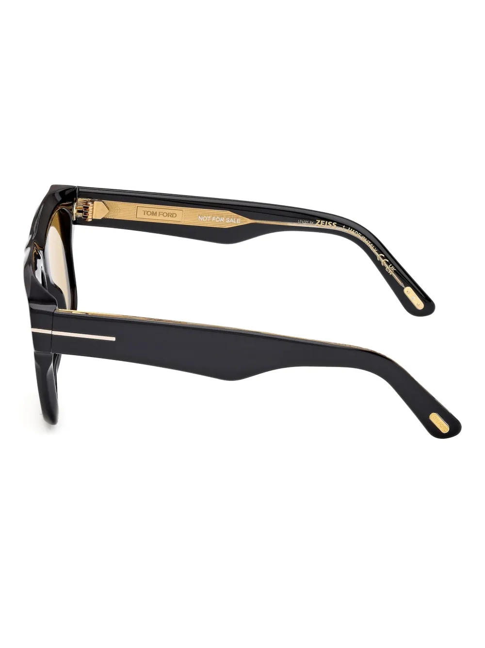 TOM FORD Eyewear Zonnebril met vierkant montuur Zwart
