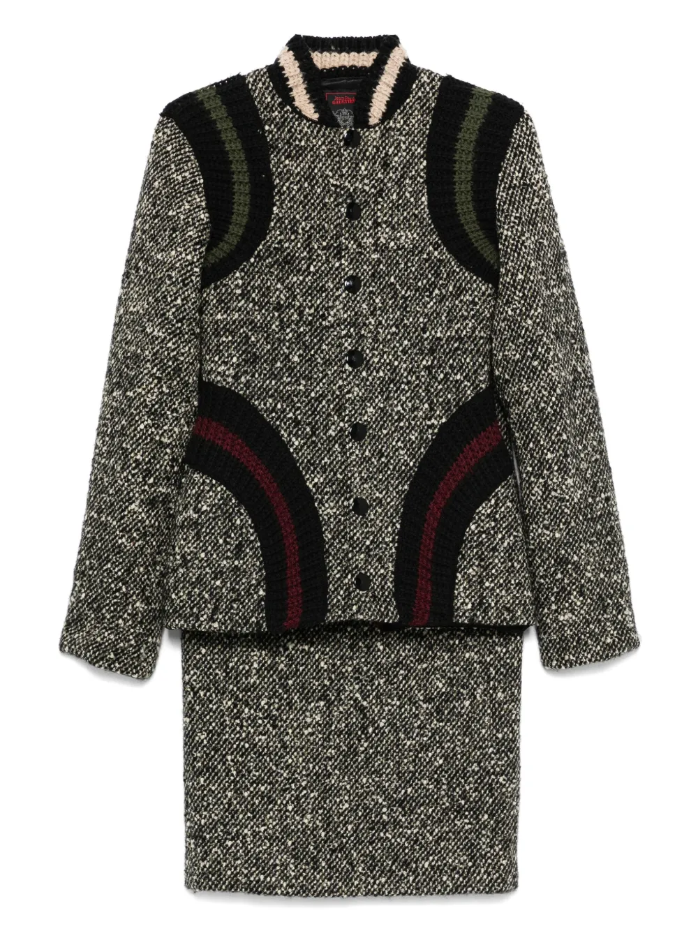 Jean Paul Gaultier Pre-Owned 1990s tweed suit | Black | Image 1