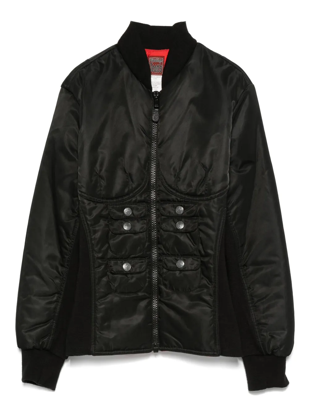 Jean Paul Gaultier Pre-Owned 1990s padded corset jacket | Black | Image 1