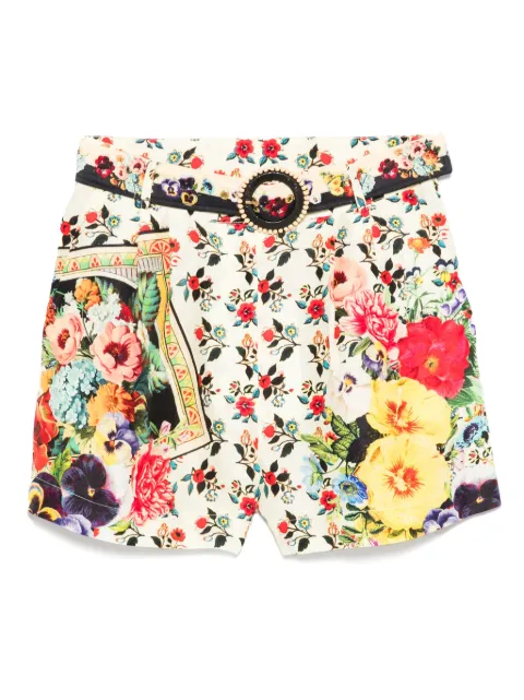 Camilla Short com estampa floral