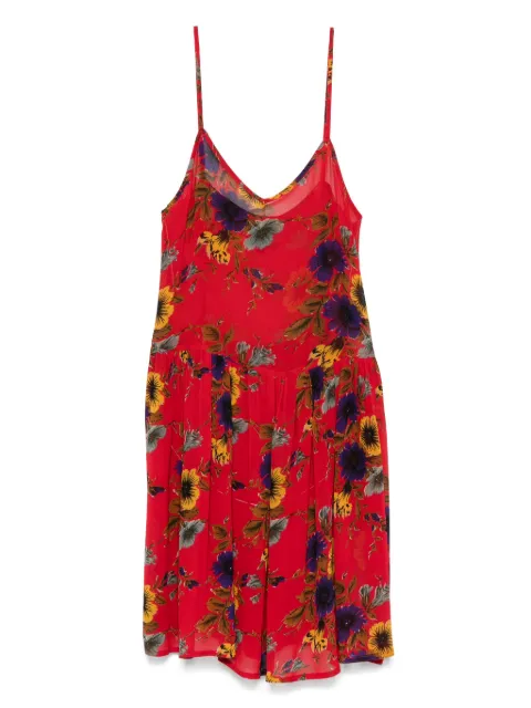 Jean Paul Gaultier Pre-Owned 1991 floral-print pocketed dress