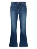 LIU JO jewelled-buttons jeans - Blue