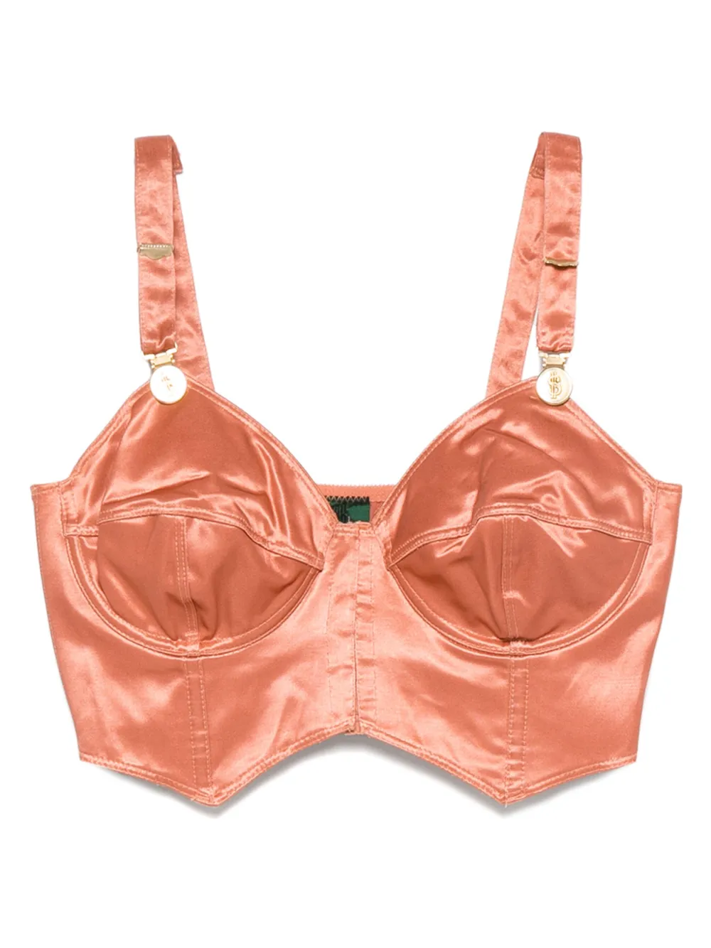 Jean Paul Gaultier Pre-Owned 1991 dollar-sign bustier top | Pink | Image 1