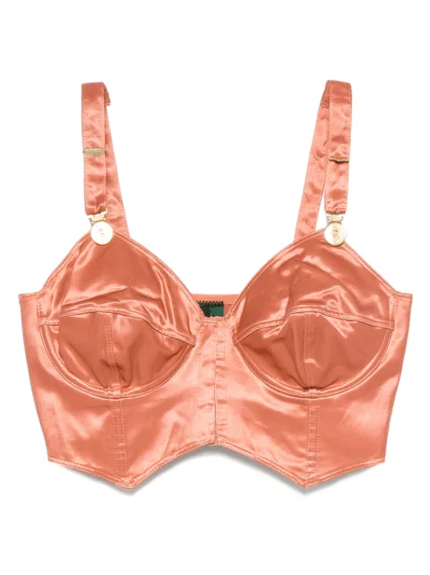 Jean Paul Gaultier Pre-Owned top estilo bustier con signo de dólar 1991