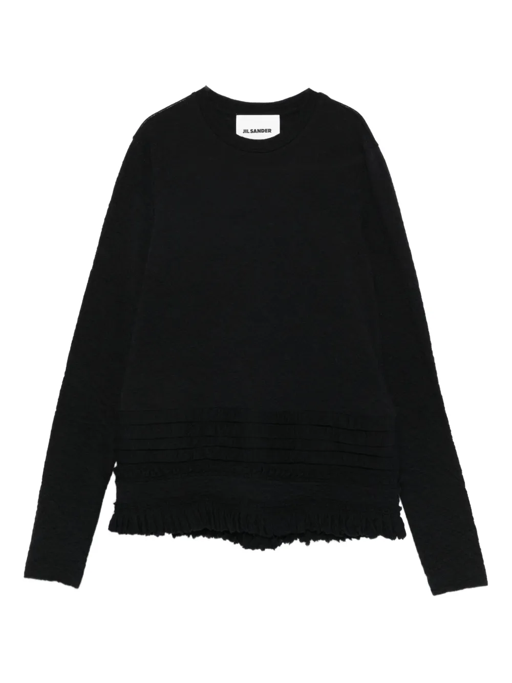 Jil Sander Wollen sweater Zwart