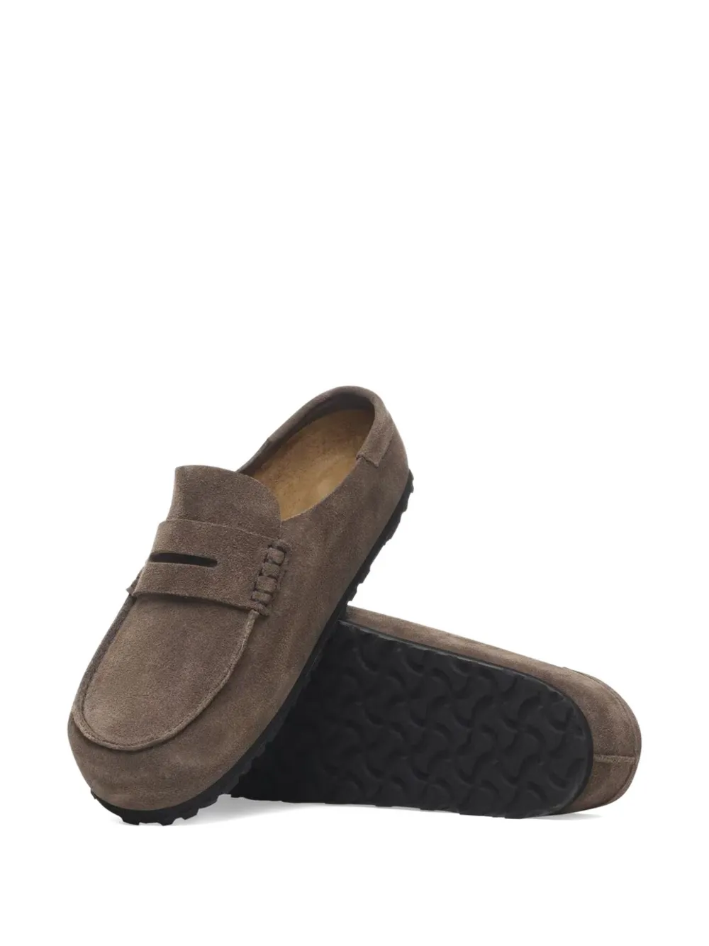 Birkenstock Naples suede loafers Grey