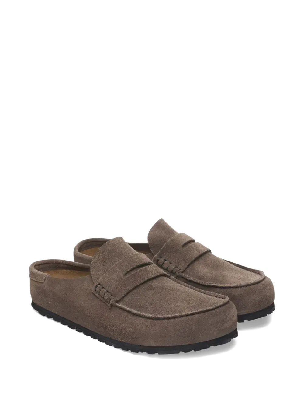 Birkenstock Naples suede loafers Grey