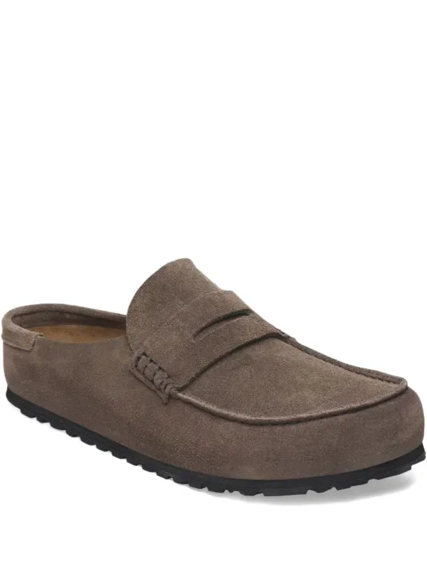 Birkenstock Naples スエード ローファー | グレー | FARFETCH JP