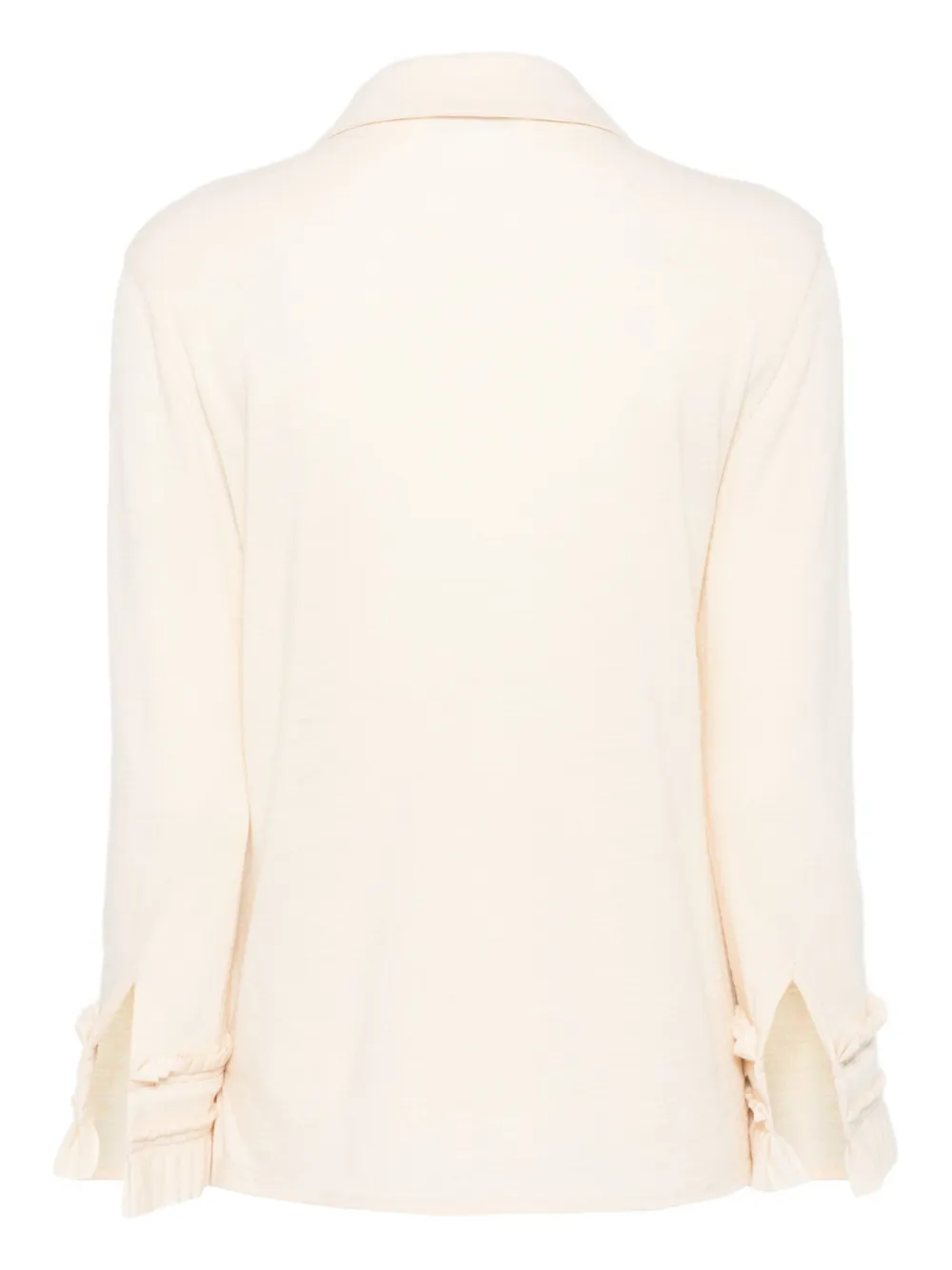 Jil Sander Blouse van wolblend Beige