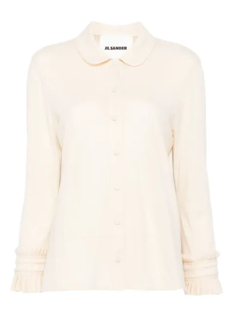 Jil Sander wool-blend shirt