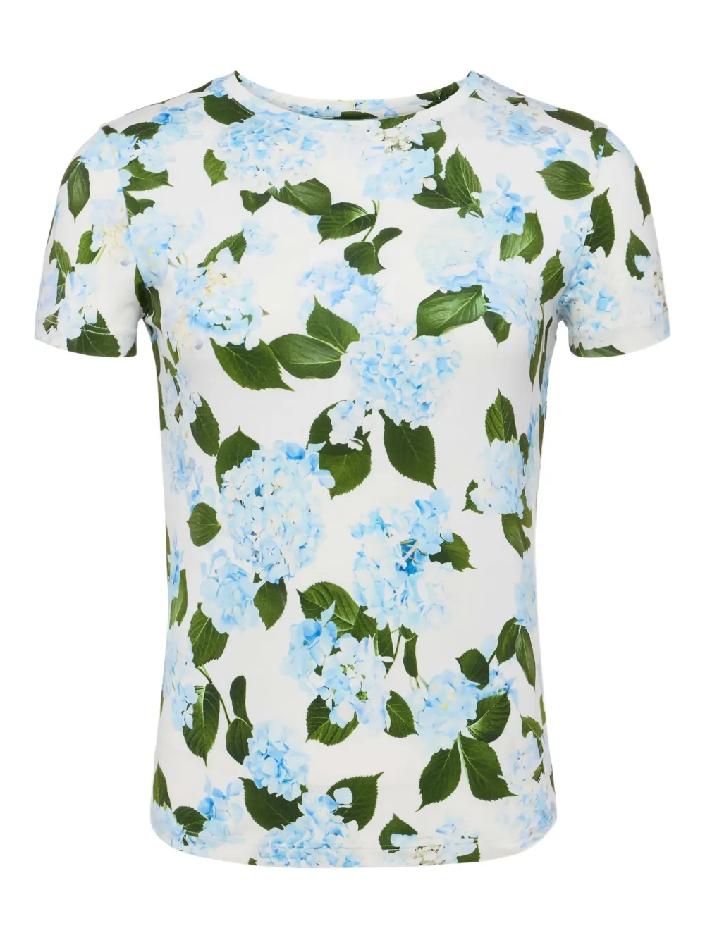 L'Agence hydrangea floral-print top | White | Image 1