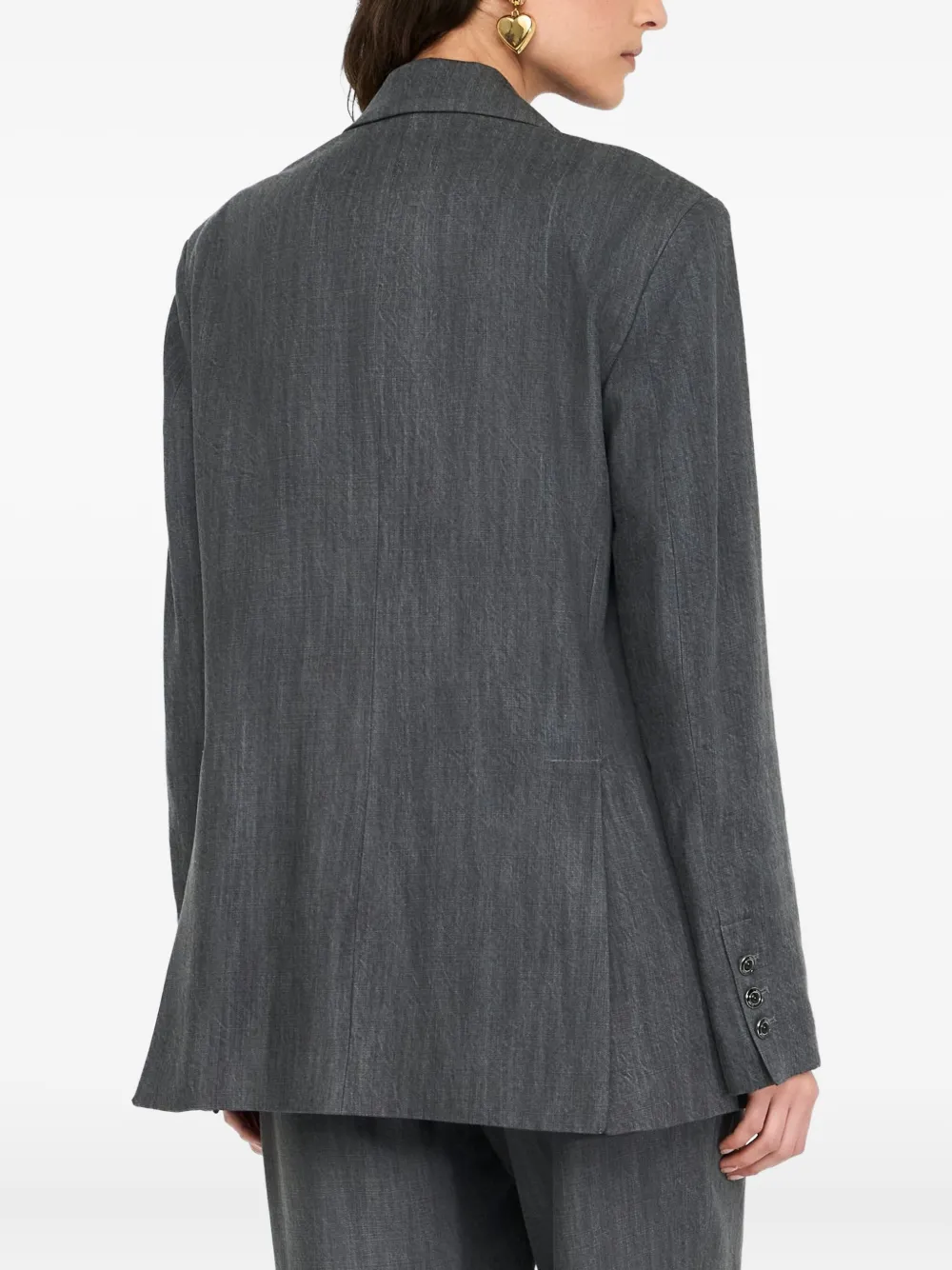 LIU JO single-breasted blazer Grijs