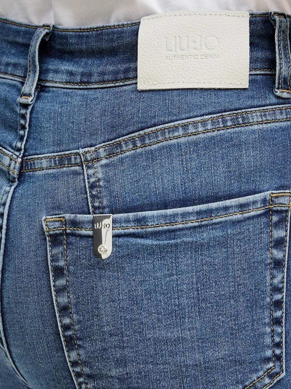 Liu •jo Panelled Flared Jeans In Blue