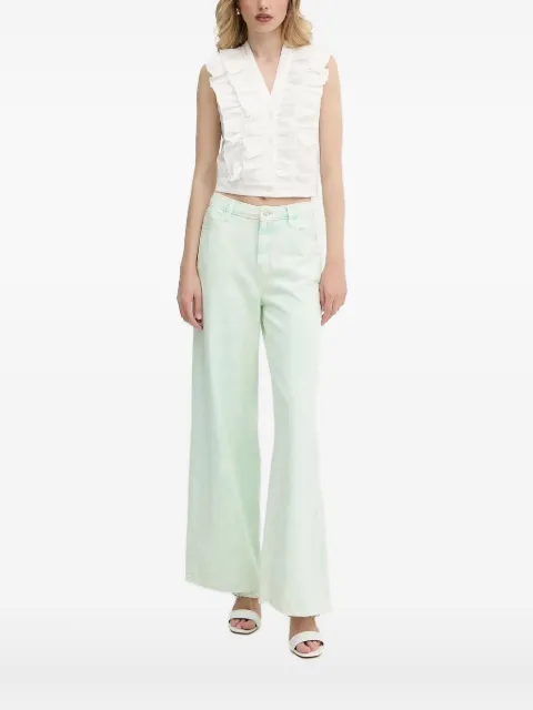 LIU JO sequin-embellished ruffled top