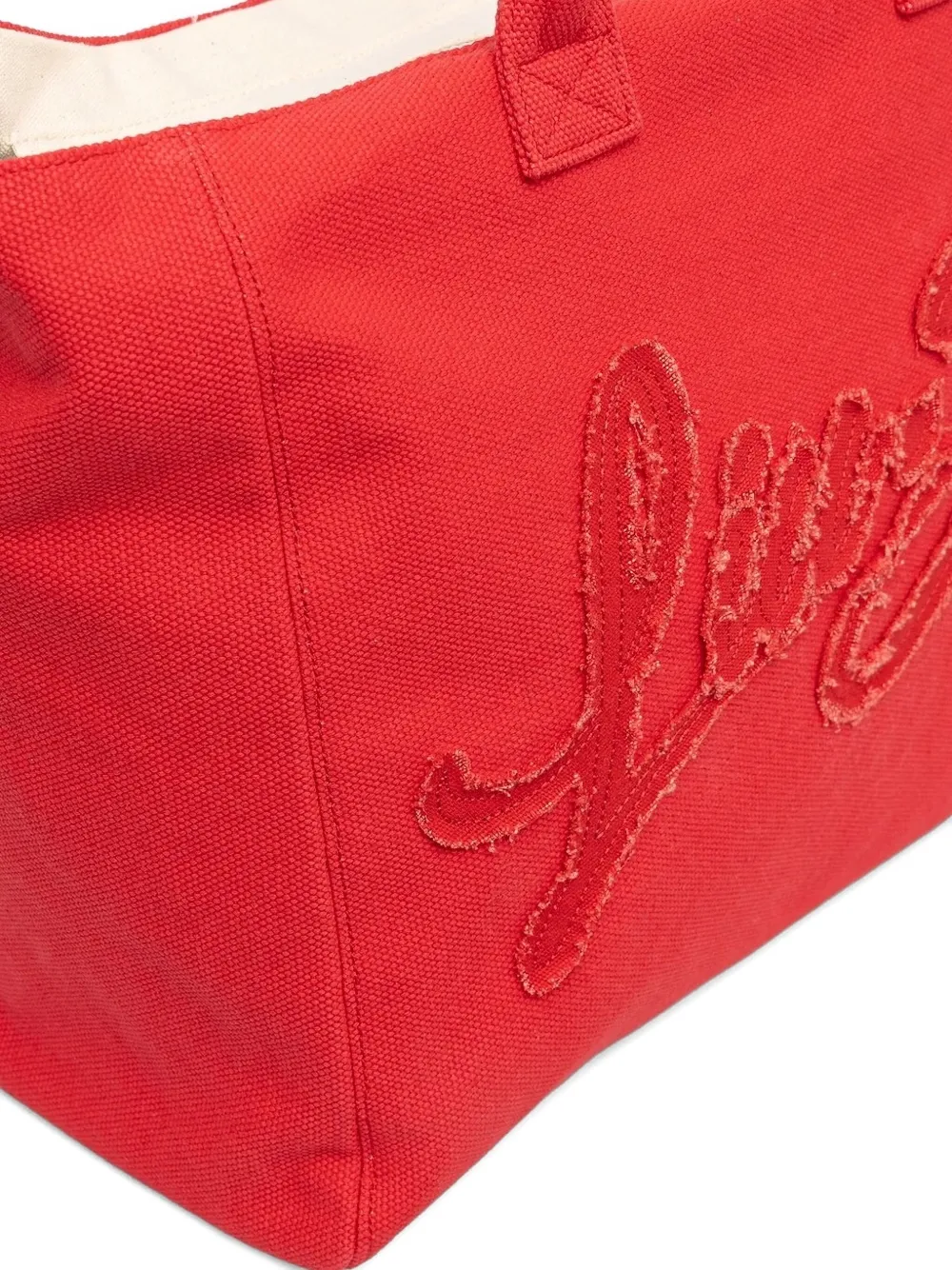 Liu •jo Logo-detail Tote Bag In Red