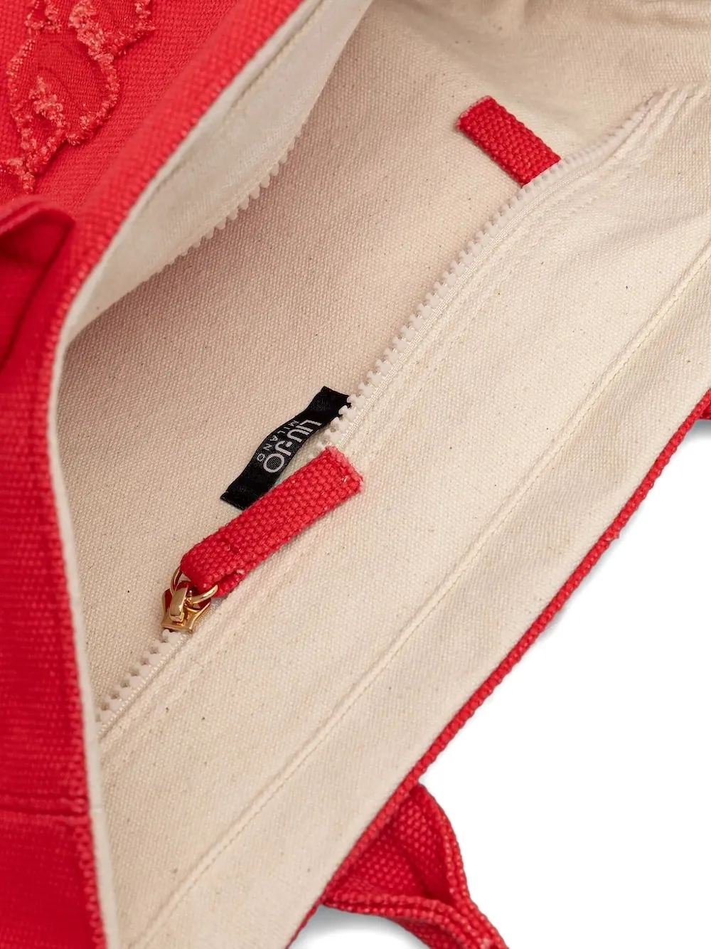 Liu •jo Logo-detail Tote Bag In Red