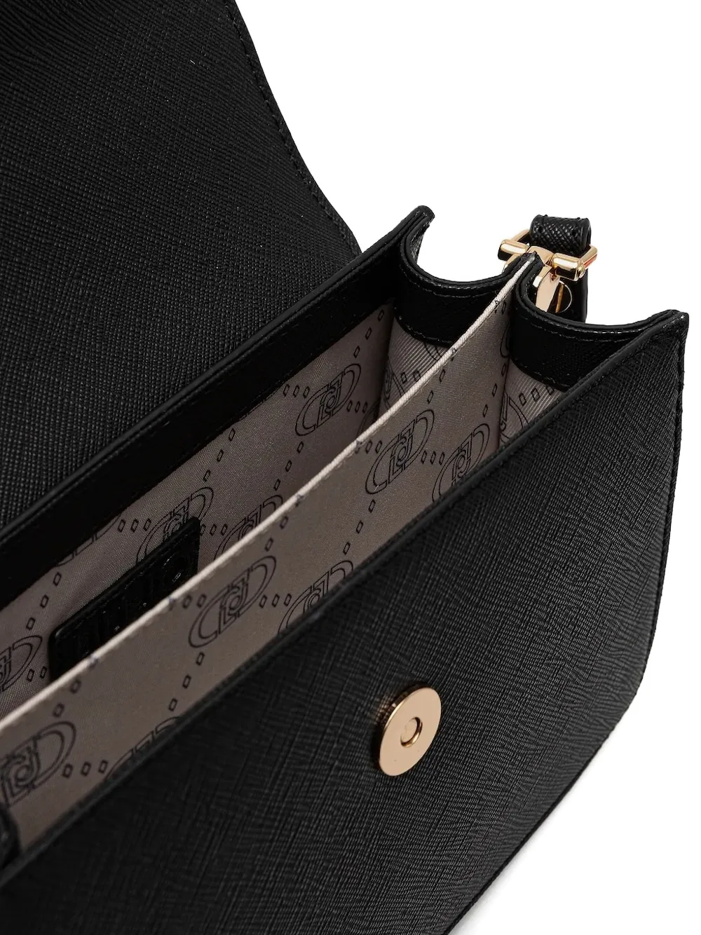 LIU JO Crossbodytas met logoplakkaat Zwart