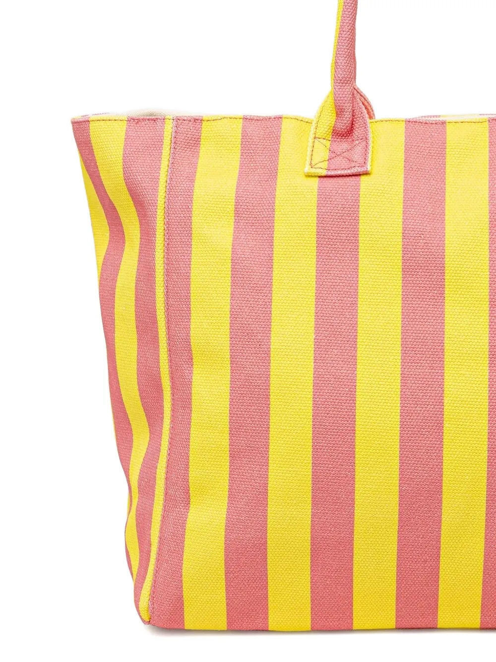 LIU JO striped logo-patch beach bag | Image 2