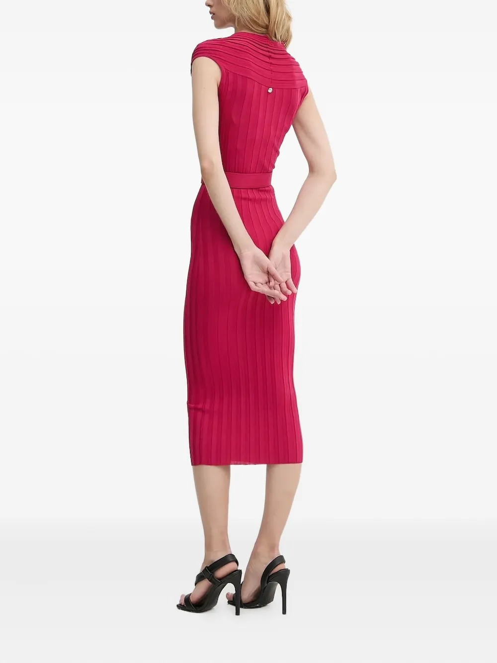 Liu •jo Dress Liu Jo Woman Color Pink In Burgundy