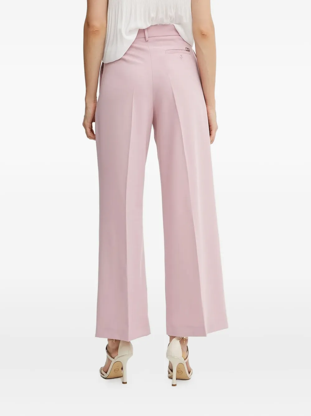 LIU JO Straight plooibroek - Roze