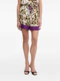 LIU JO animal-print drawstring shorts - Neutrals