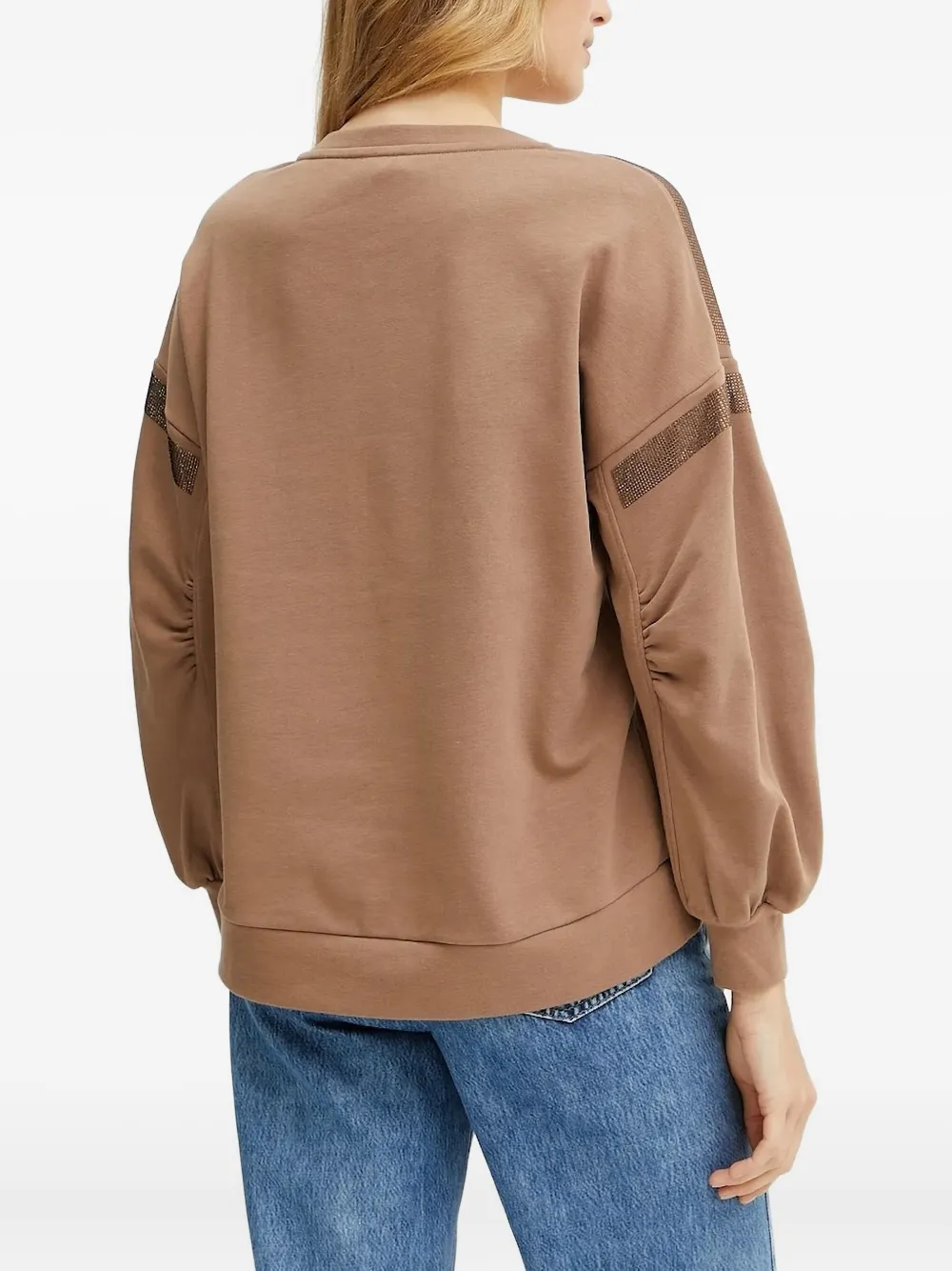 LIU JO Verfraaide sweater Bruin