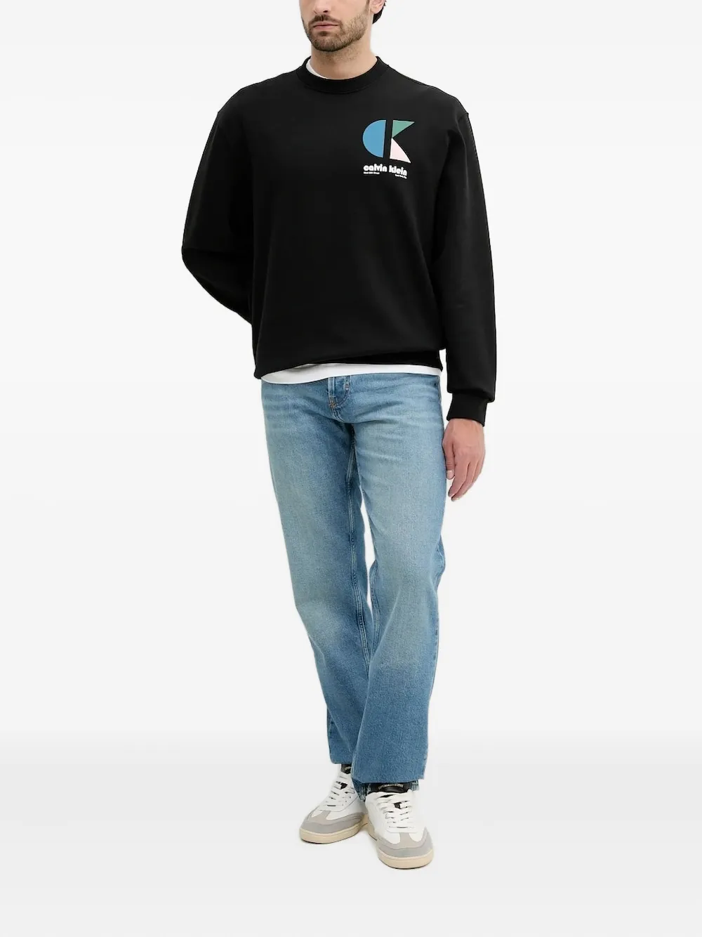 LIU JO Jeans met logoplakkaat - Blauw