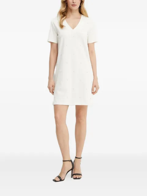 LIU JO vestido con detalles y cuello en V