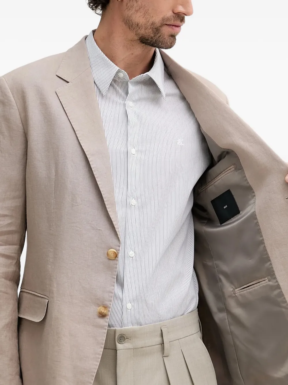 LIU JO linen blazer Beige