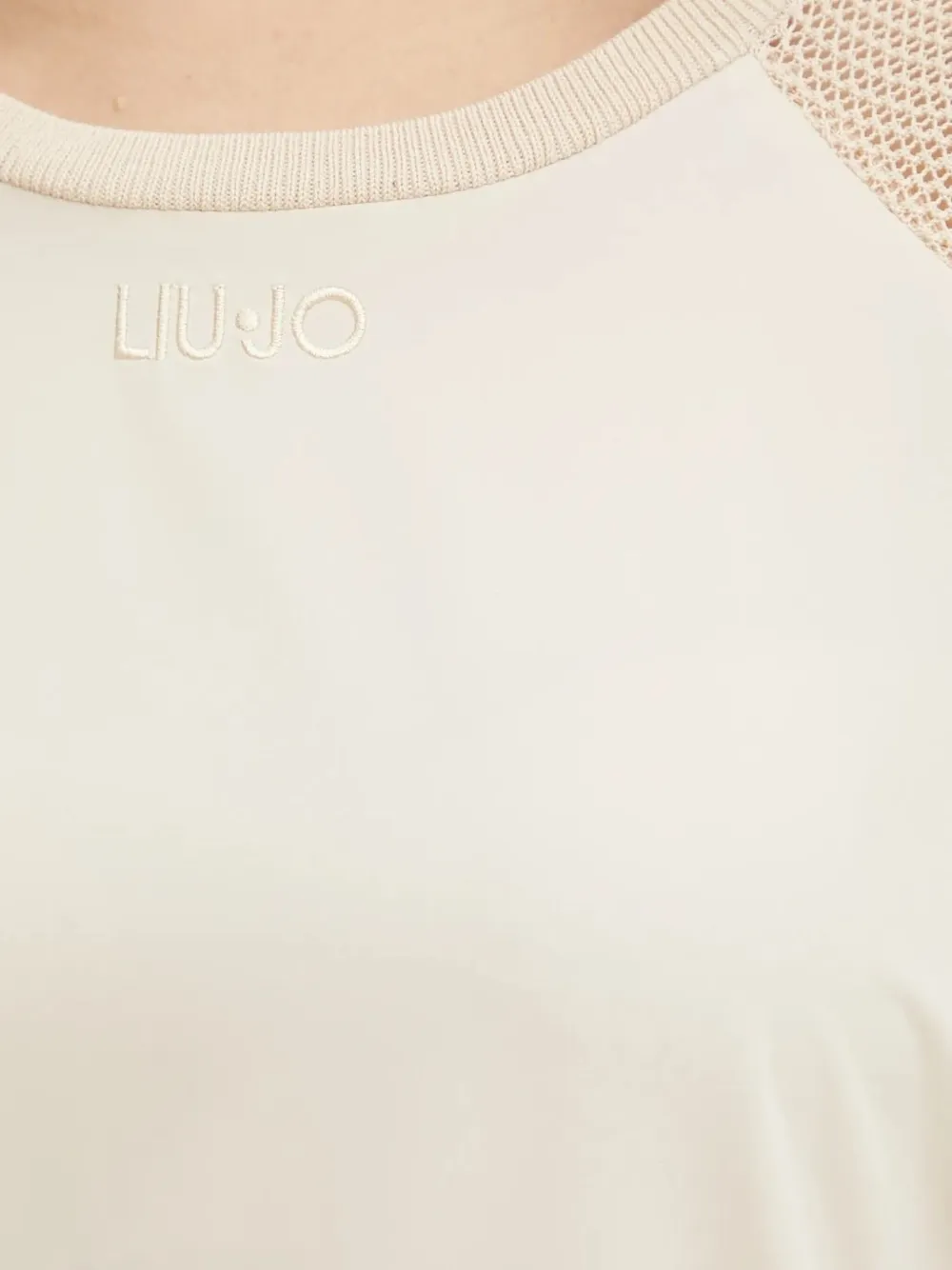 LIU JO Mini-jurk met raglan mouwen Wit